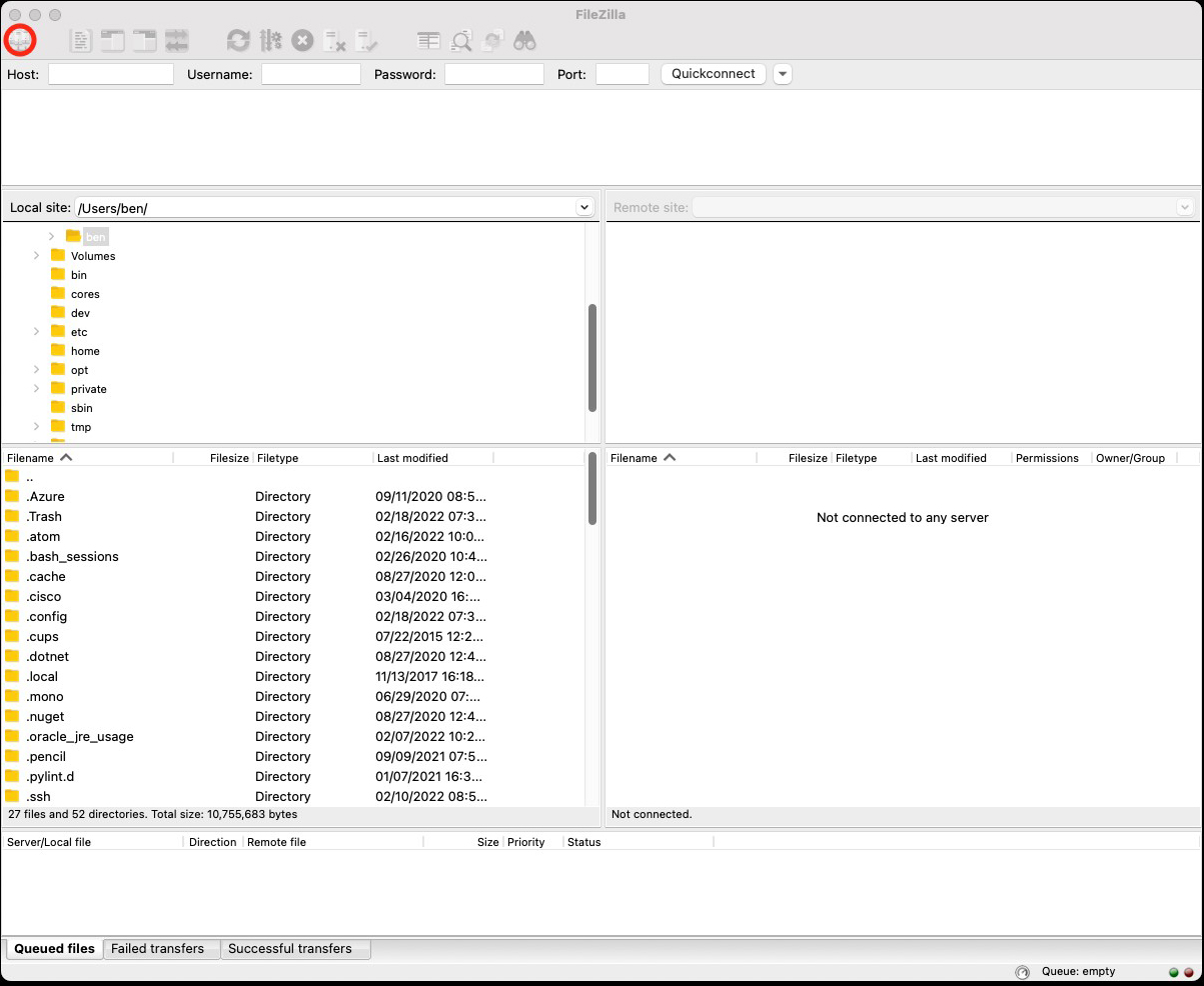 Filezilla-how-to-connect-4