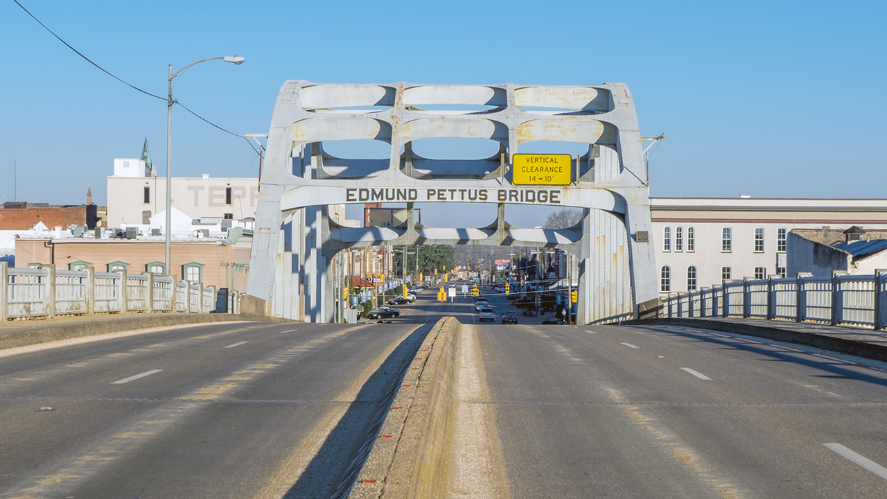 Pictured is the Edmund Pettus Bridge in Selma on U.S. 80. The Alabama Transportation Assistance Program (ATAP), part of the Auburn University Transportation Research Institute (AUTRI), is partnering with the city of Selma to address safety concerns across the city, with a particular focus along the Highland Avenue corridor.