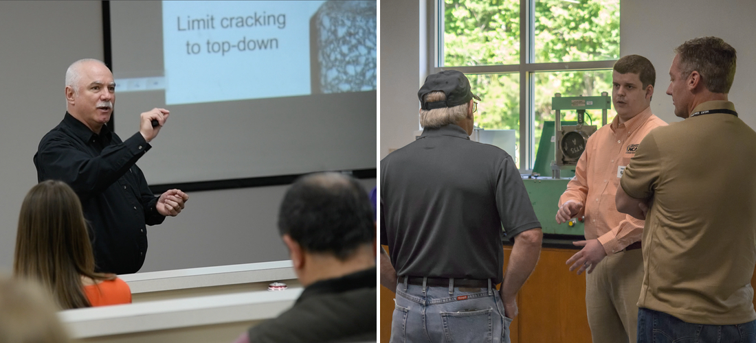 In-state asphalt training session