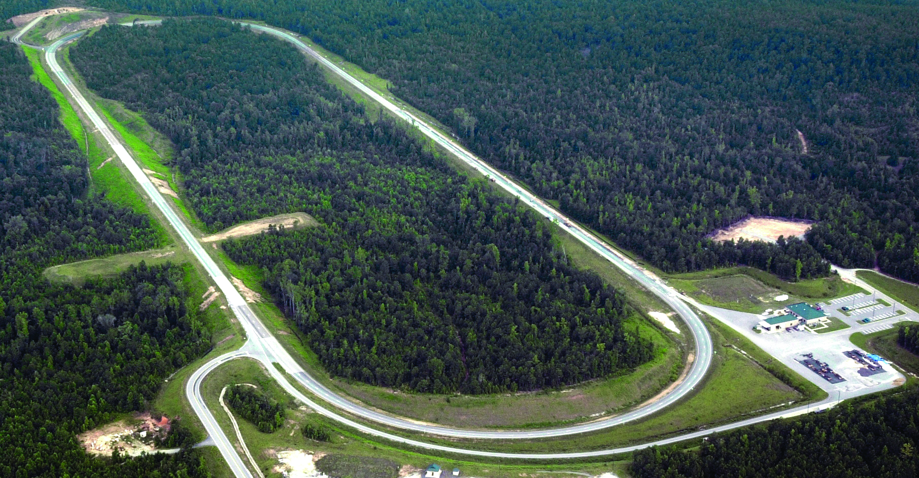 Aerial view of NCAT